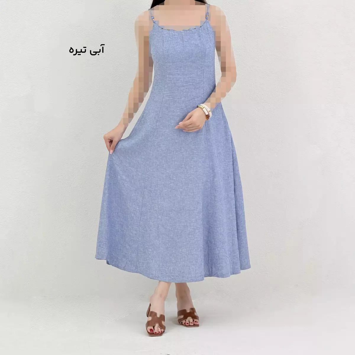 پیراهن زنانه بلند لینن