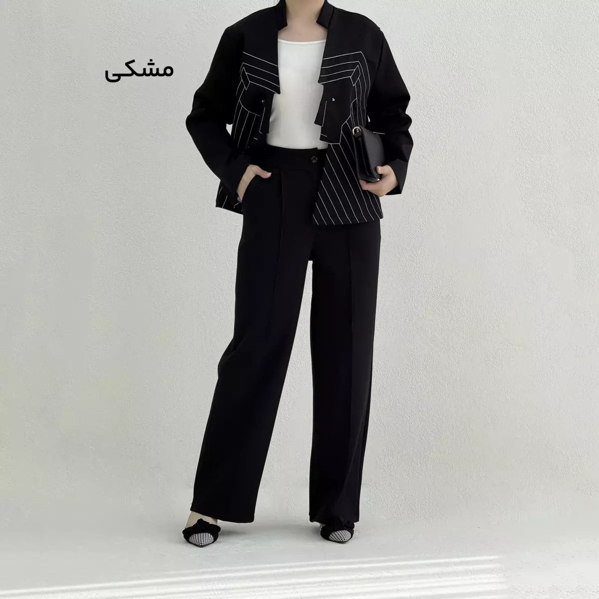 ست کت و شلوار زنانه طرحدار