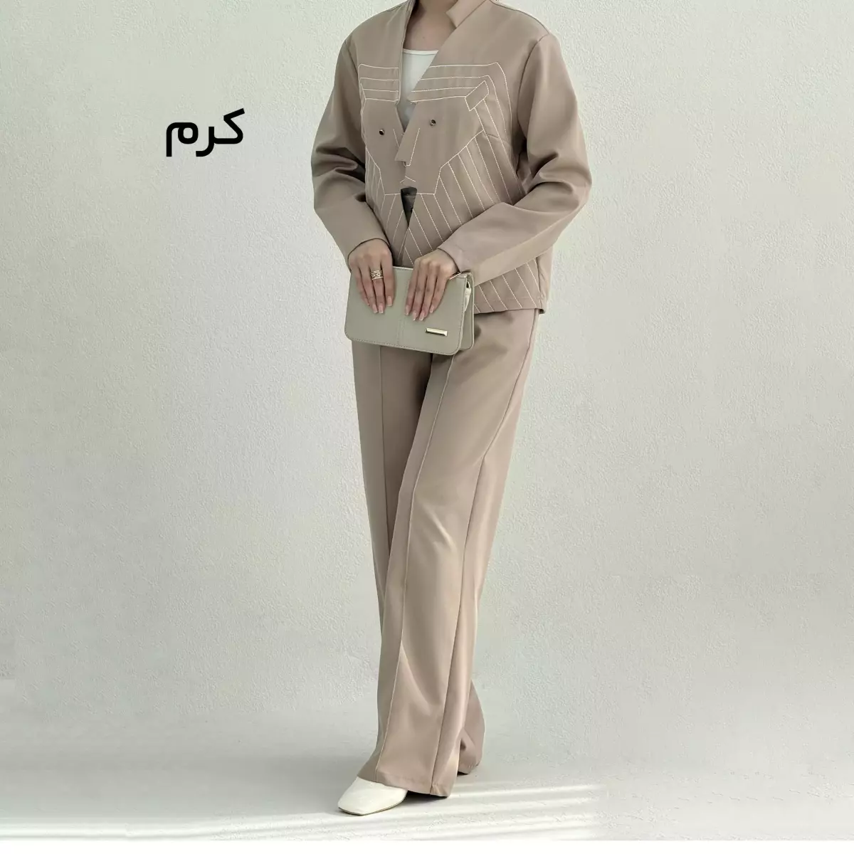 ست کت و شلوار زنانه طرحدار