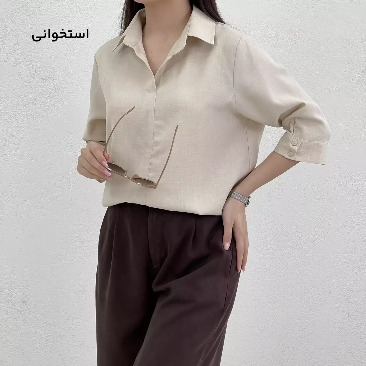 شومیز زنانه جلو بسته
