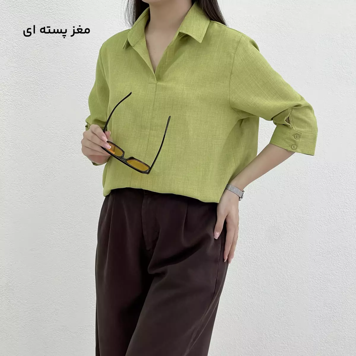 شومیز زنانه جلو بسته