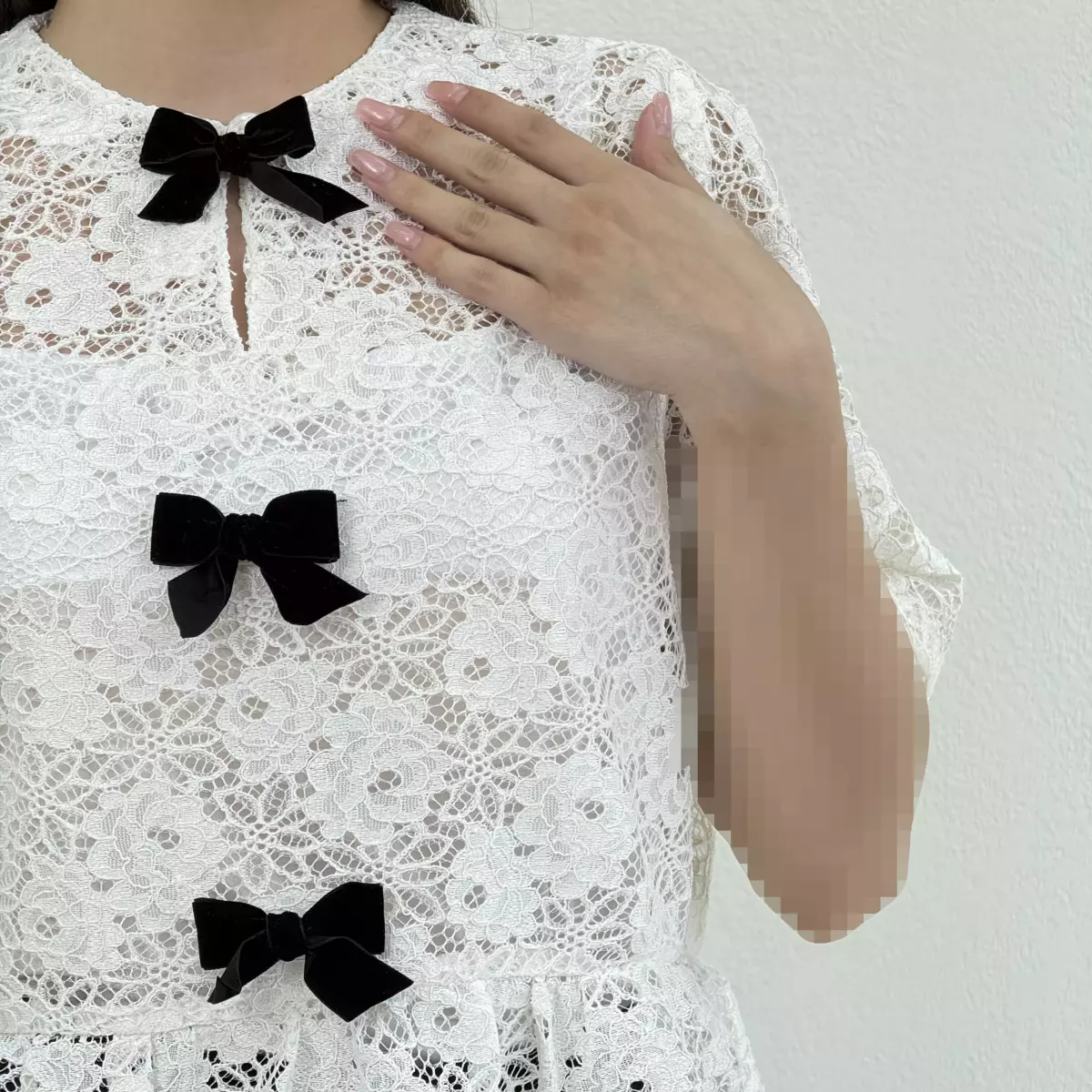 بلوز زنانه دانتل مدل عروسکی