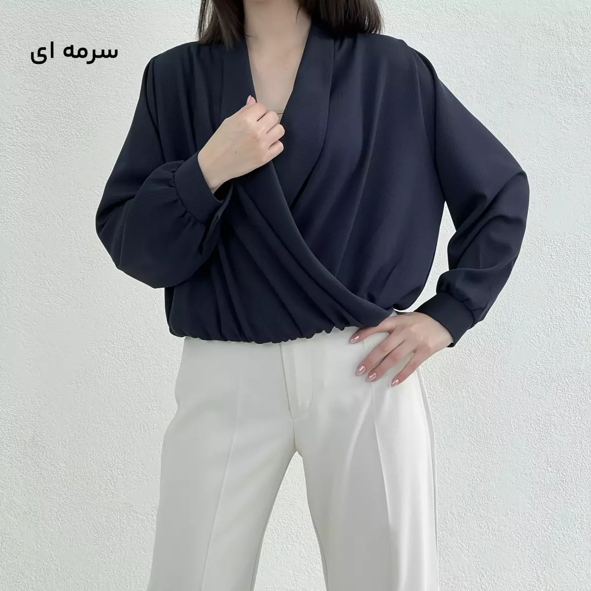 بلوز زنانه یقه آرشال