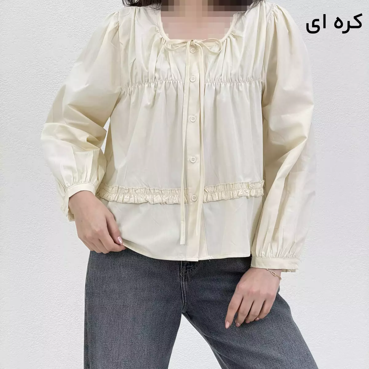 شومیز زنانه جلو چین