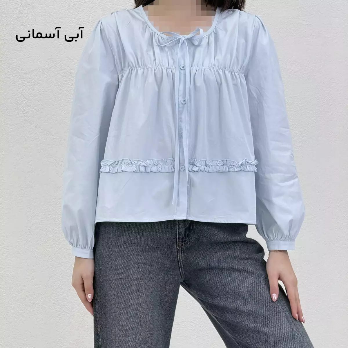 شومیز زنانه جلو چین