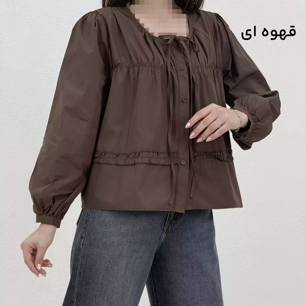 شومیز زنانه جلو چین