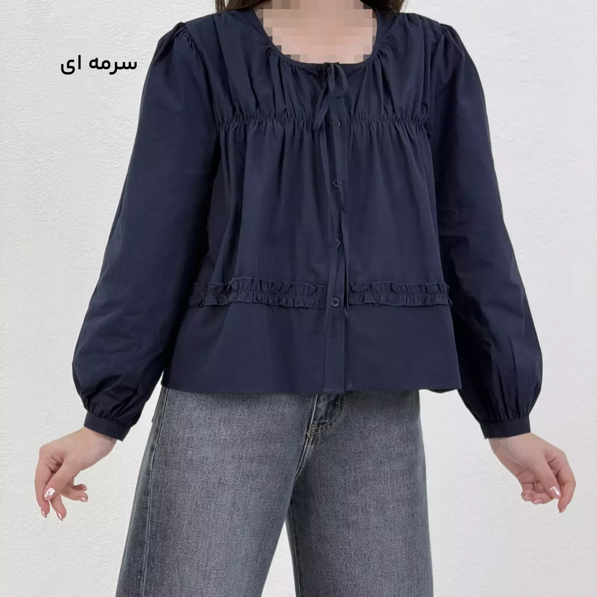شومیز زنانه جلو چین