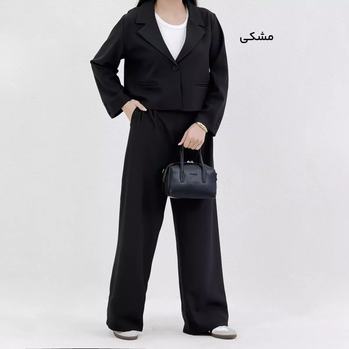 ست کت و شلوار زنانه کرپ