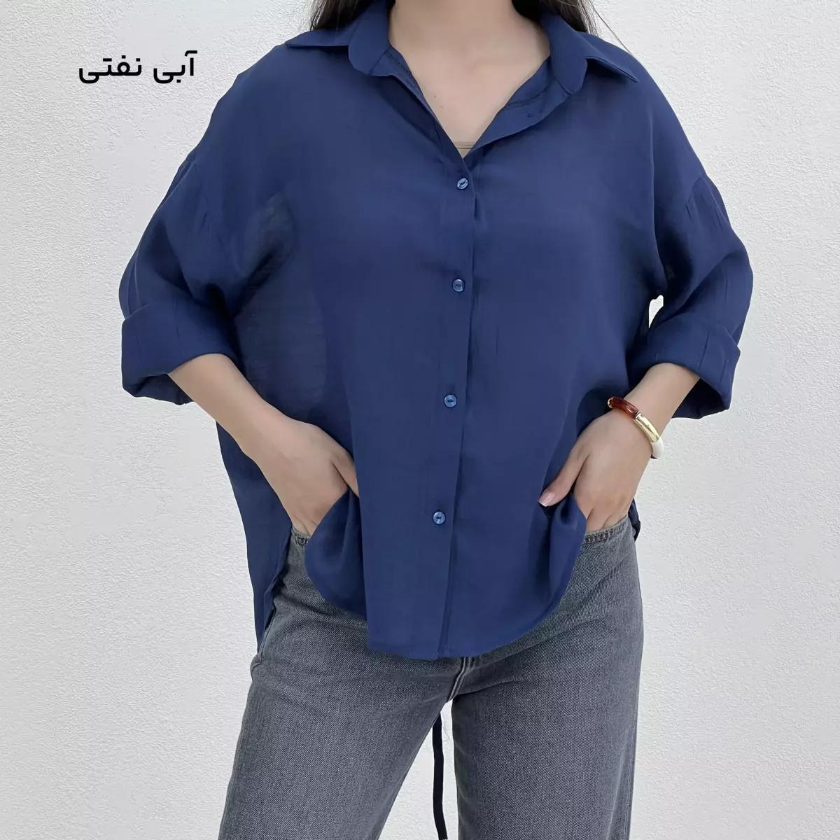 شومیز زنانه جلو دکمه