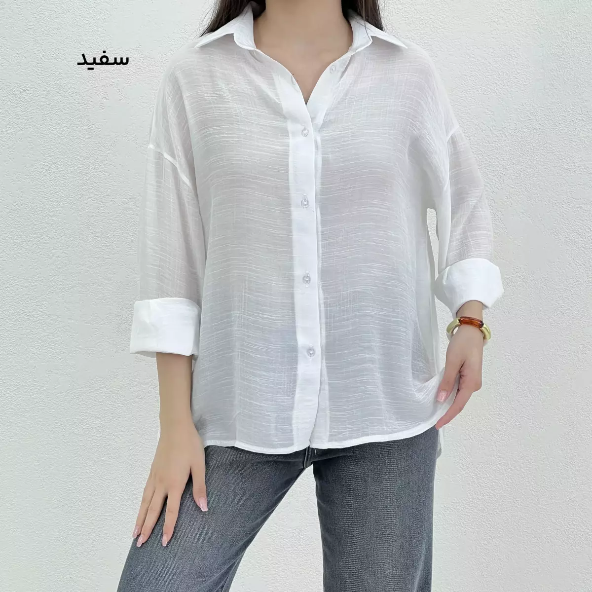 شومیز زنانه جلو دکمه