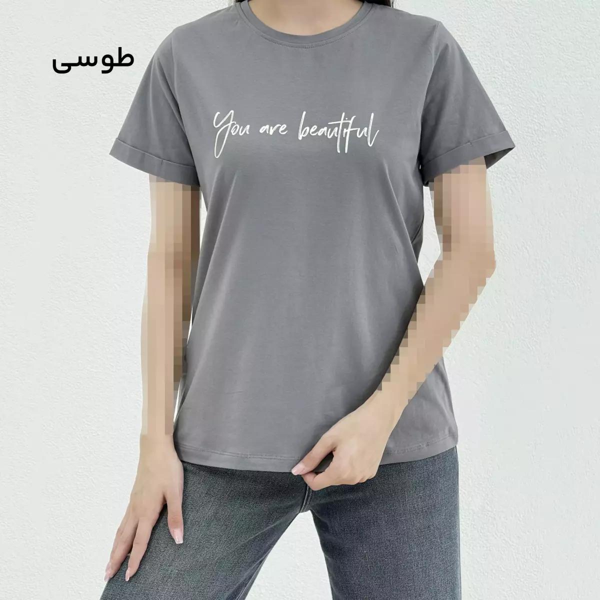 تیشرت زنانه یقه گرد