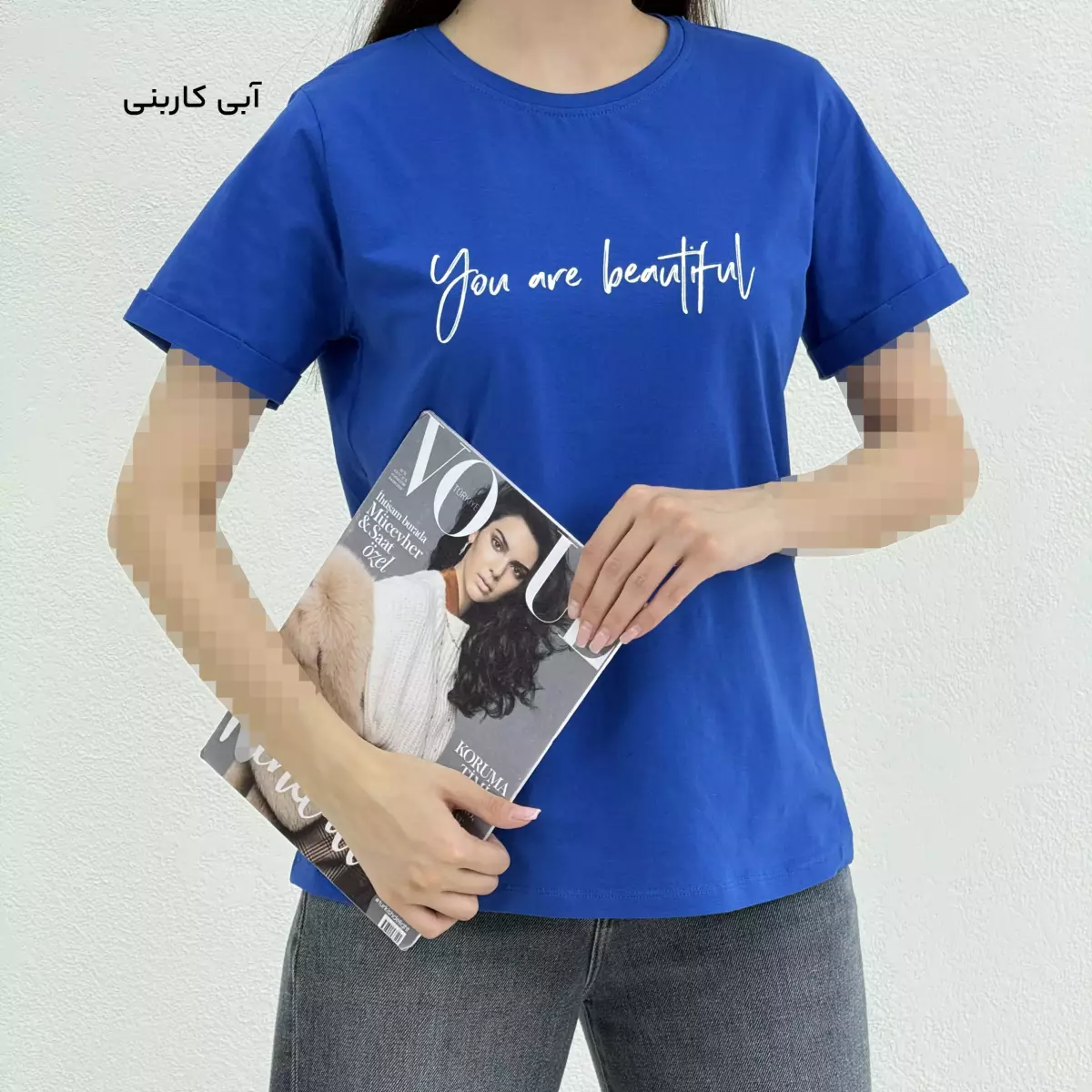 تیشرت زنانه یقه گرد