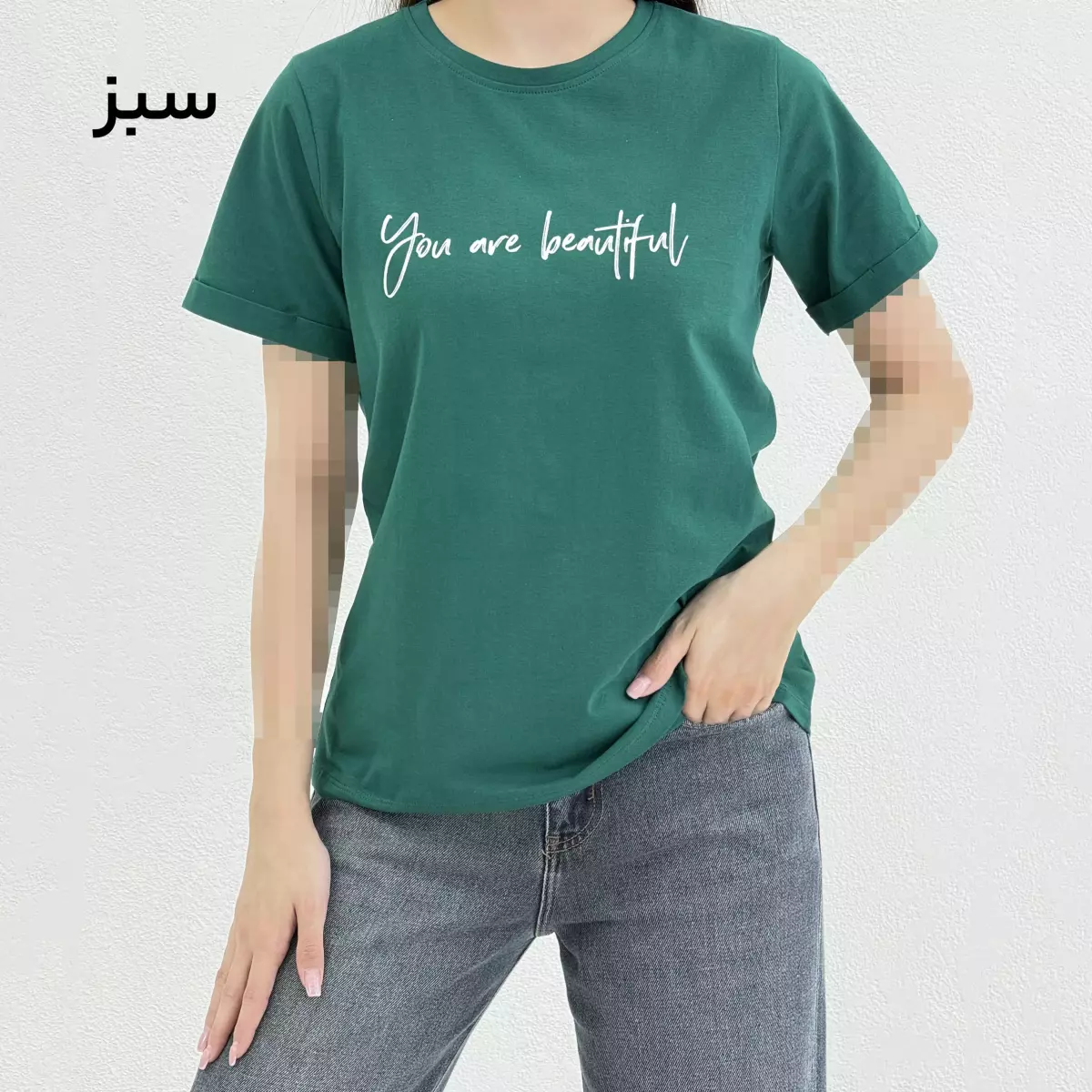 تیشرت زنانه یقه گرد