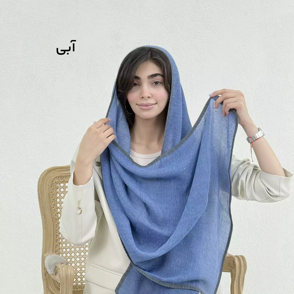 شال زنانه پلیسه