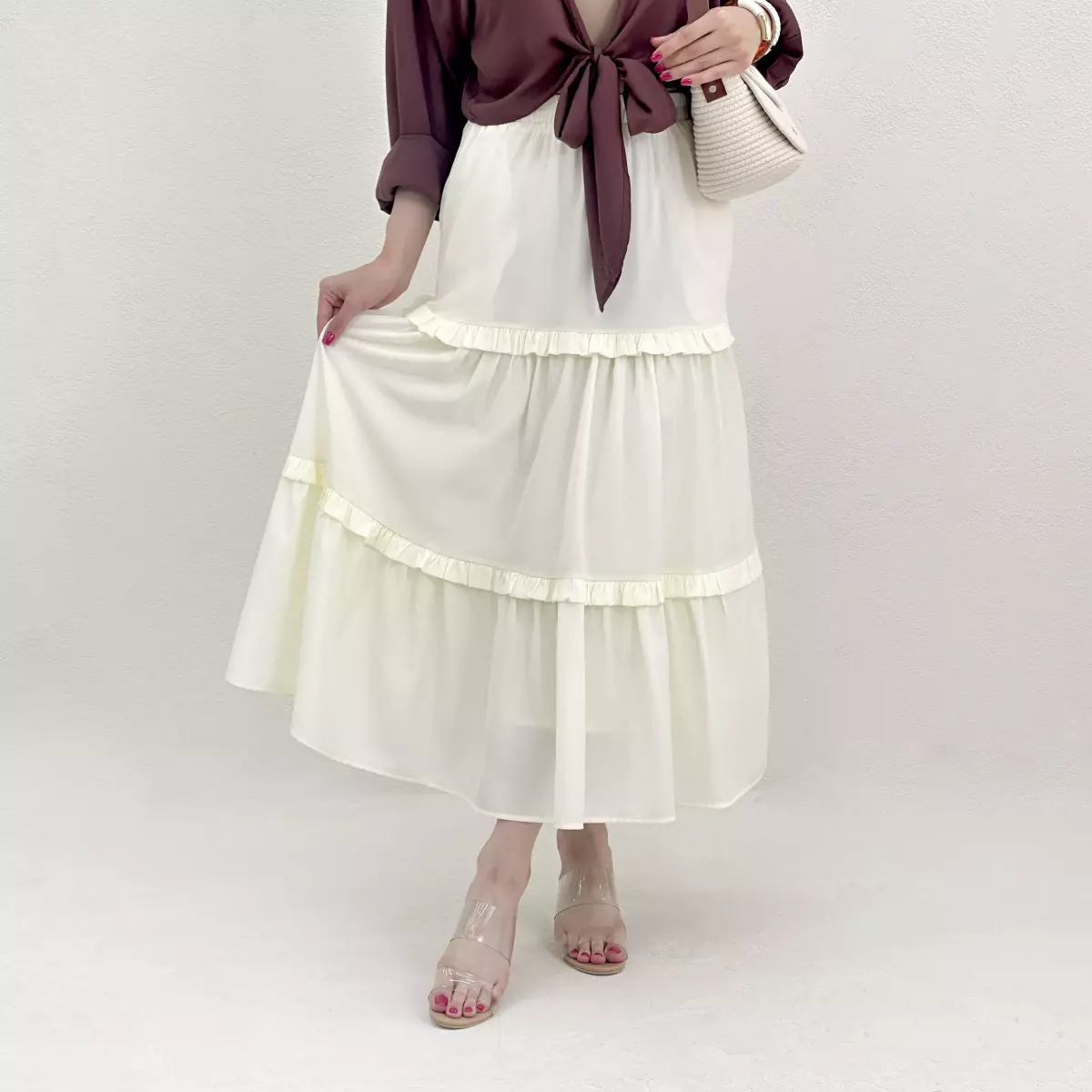 دامن زنانه جیب دار