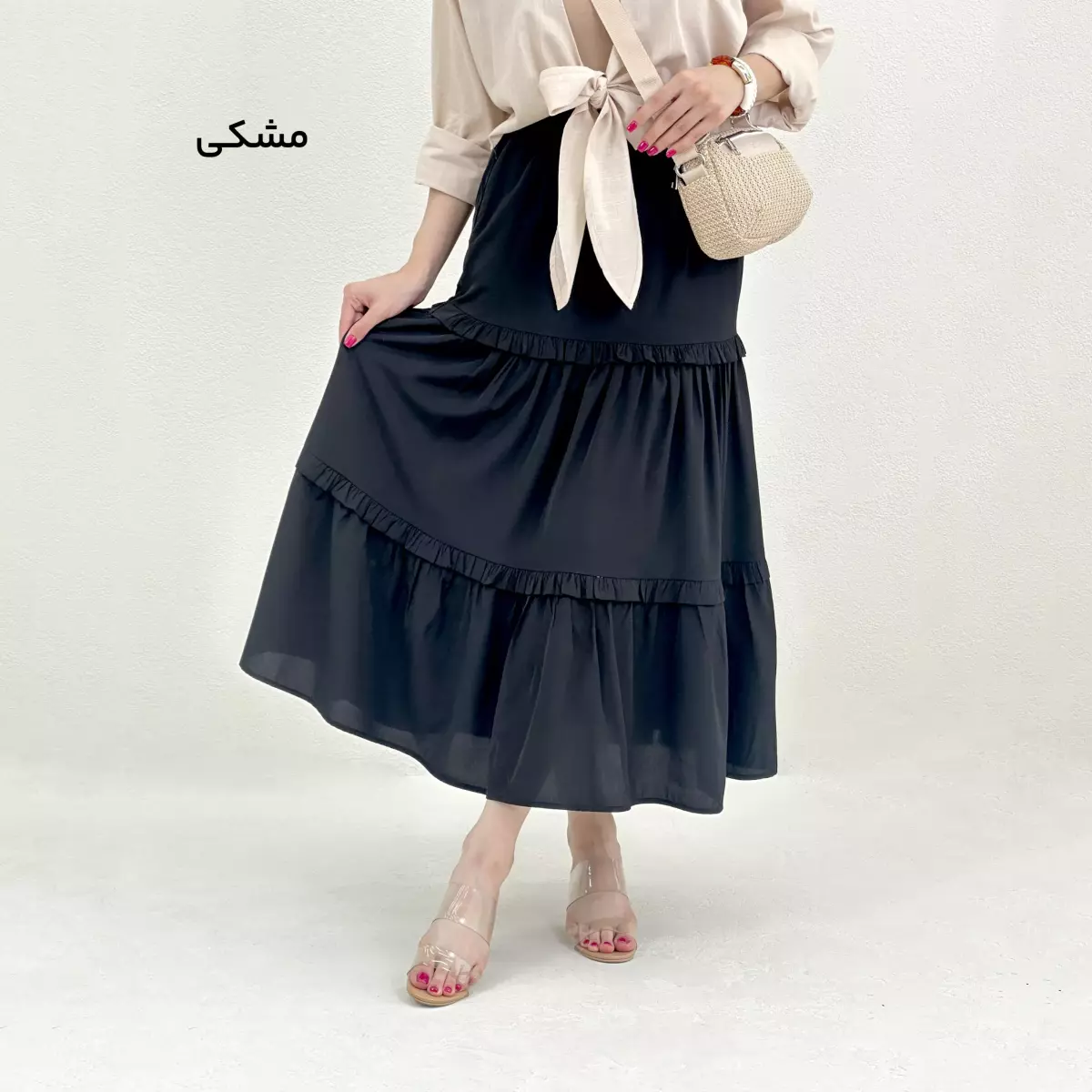 دامن زنانه جیب دار