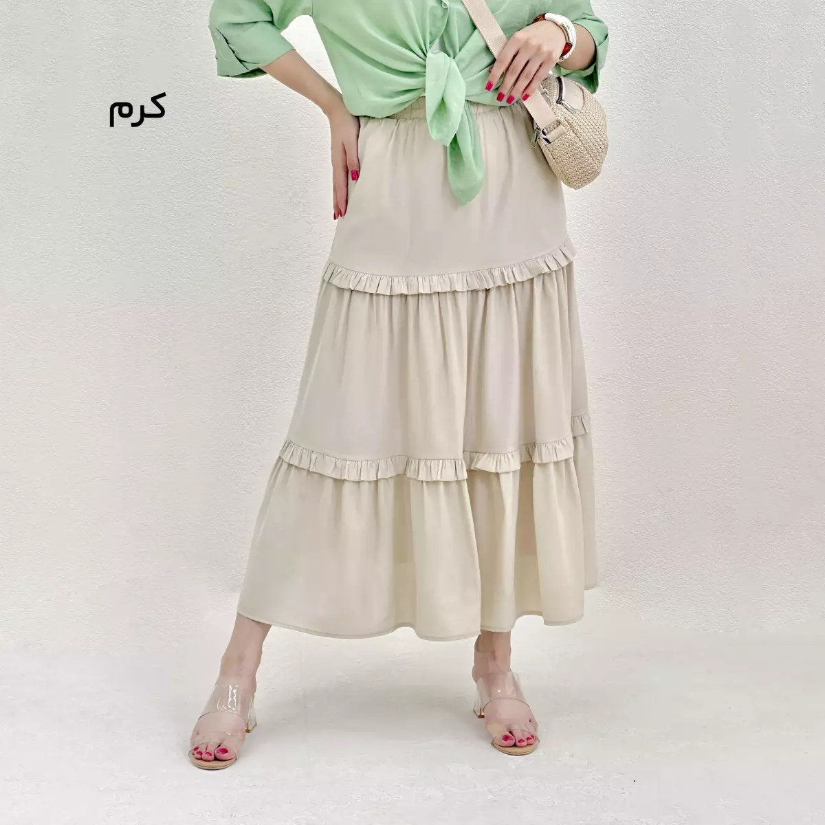دامن زنانه جیب دار