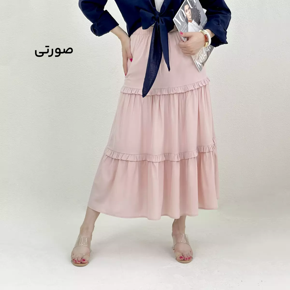 دامن زنانه جیب دار