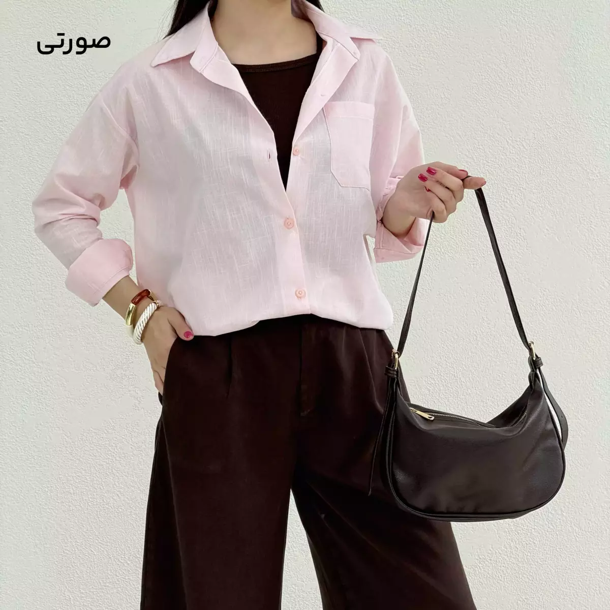 شومیز زنانه جلو جیب