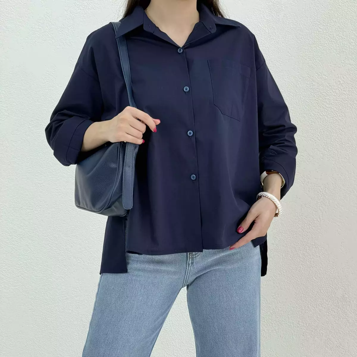 شومیز زنانه جلو جیب