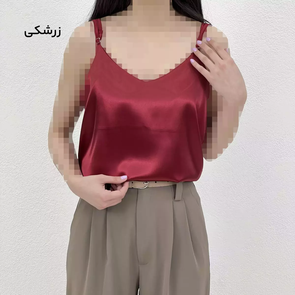 تاپ زنانه ساتن