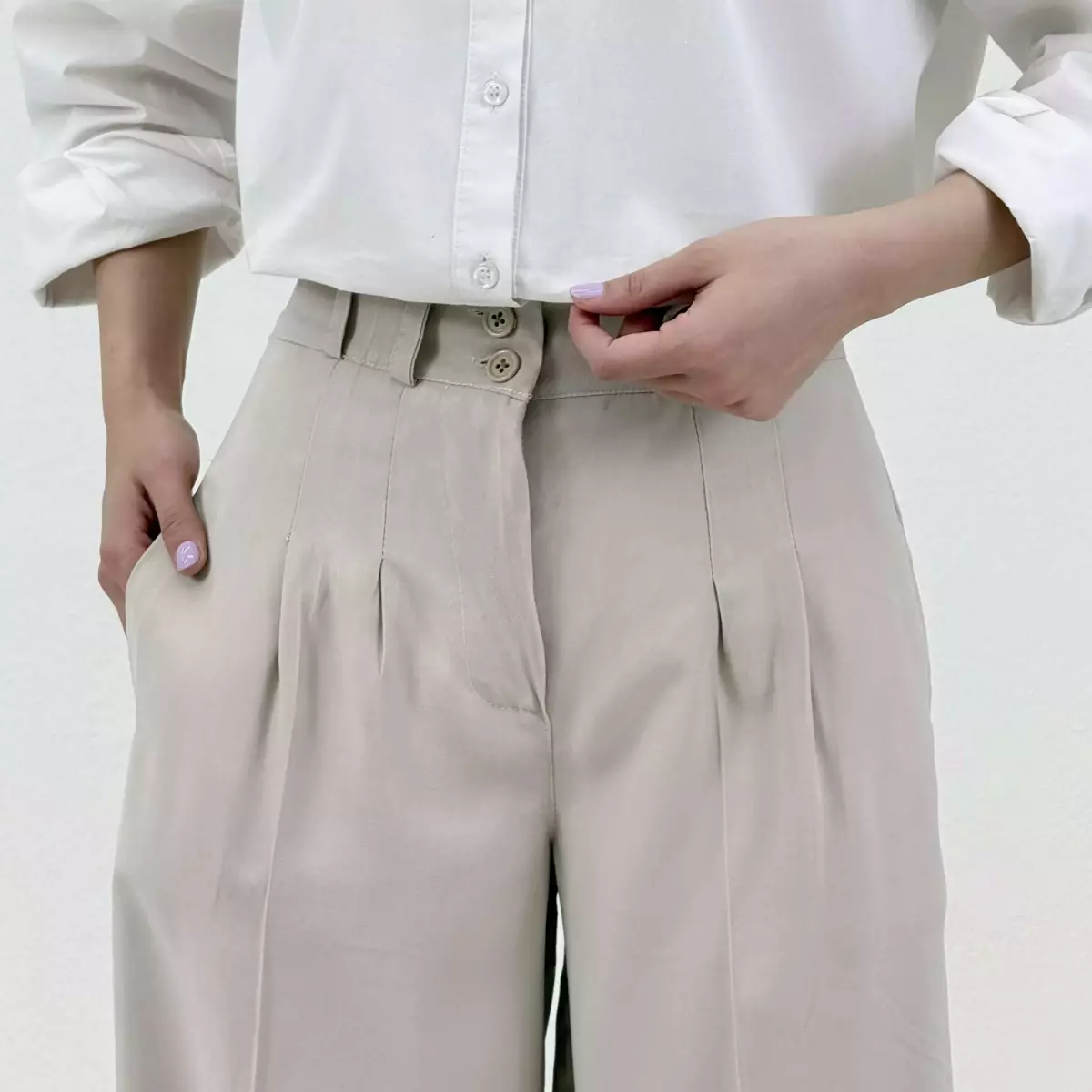 شلوار پارچه ای زنانه سیلک