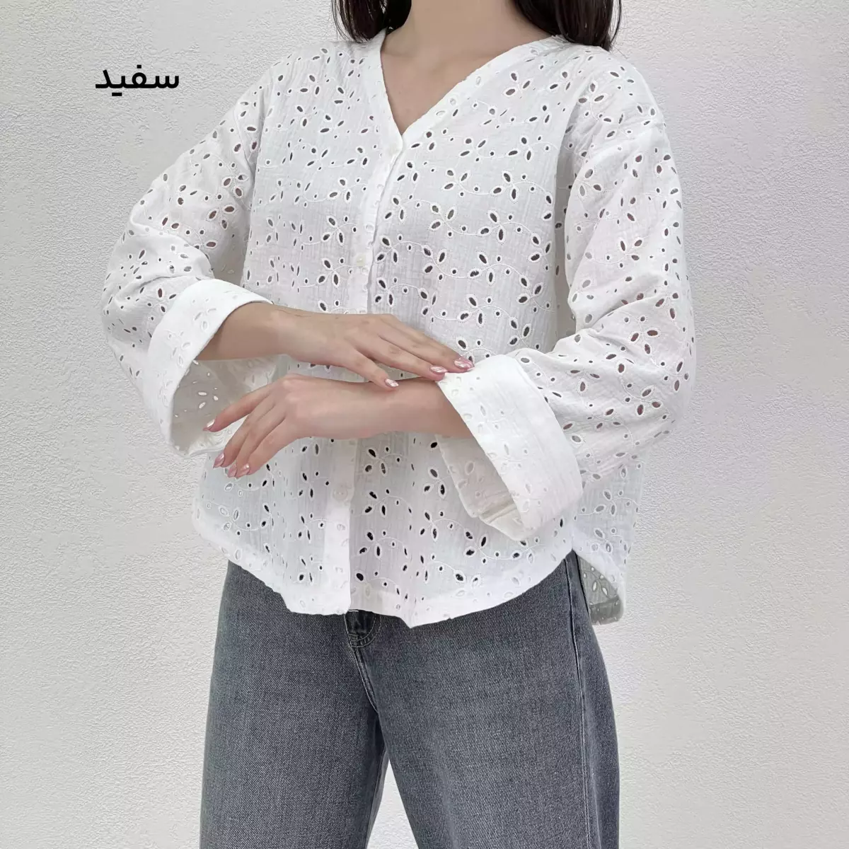 شومیز زنانه خامه دوزی