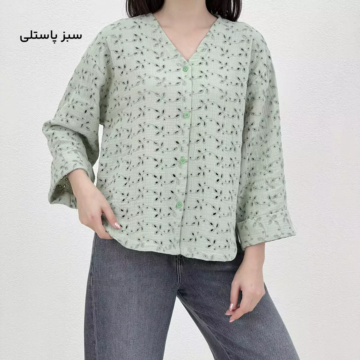شومیز زنانه خامه دوزی