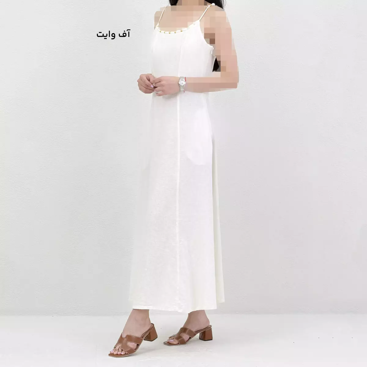 پیراهن زنانه بلند لینن