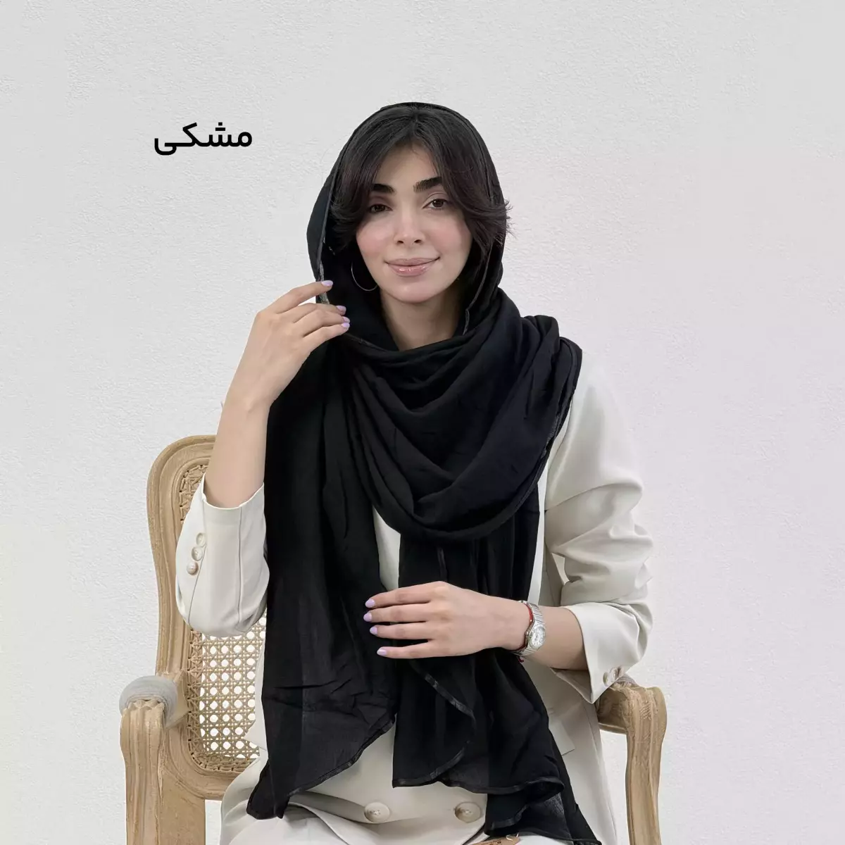 شال زنانه طرح امواج