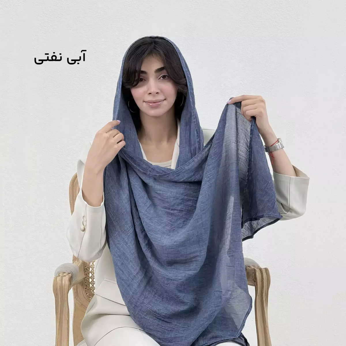 شال زنانه طرح امواج