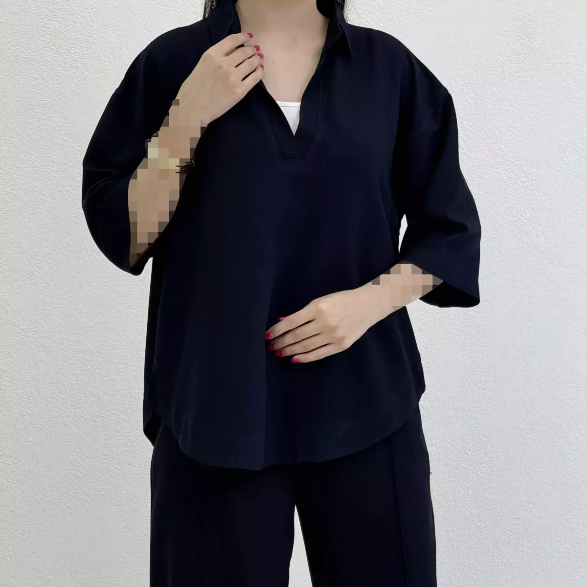 ست تونیک و شلوار زنانه لینن
