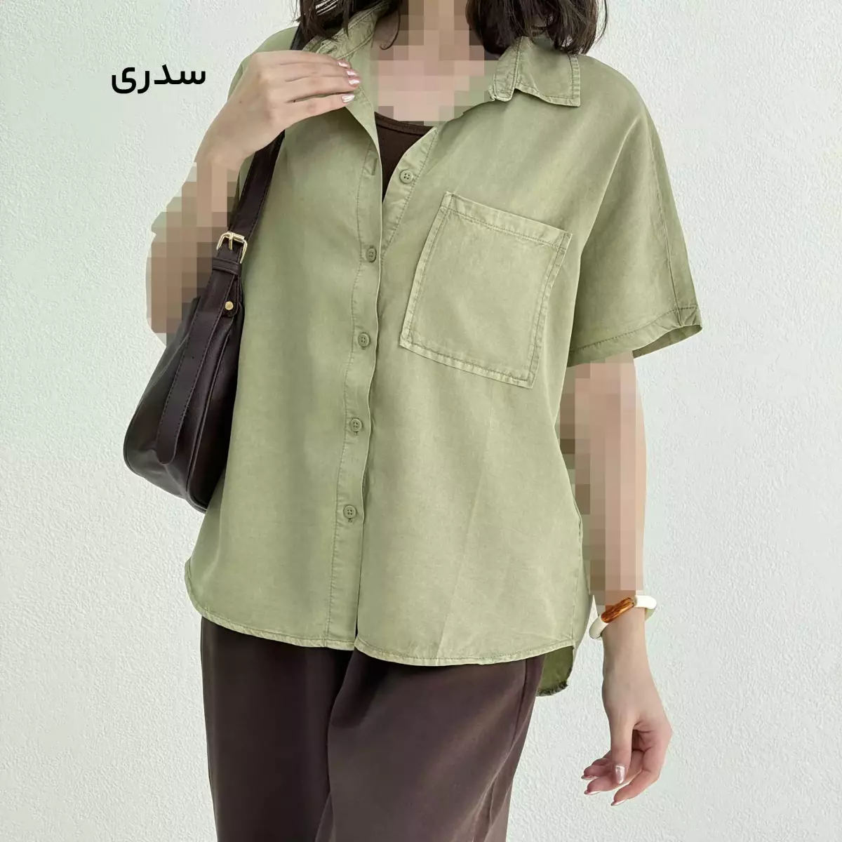 شومیز جین کاغذی زنانه