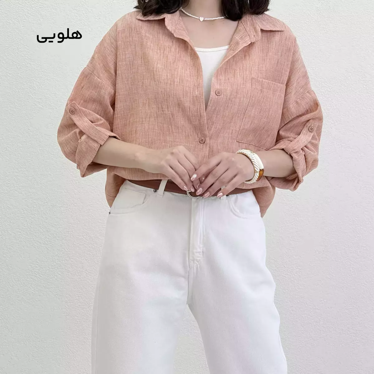 شومیز زنانه تک جیب