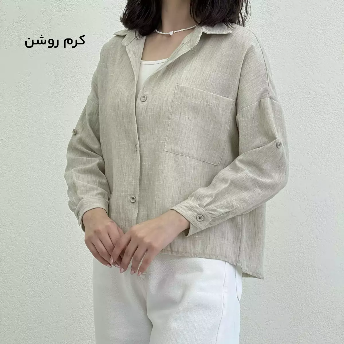 شومیز زنانه تک جیب