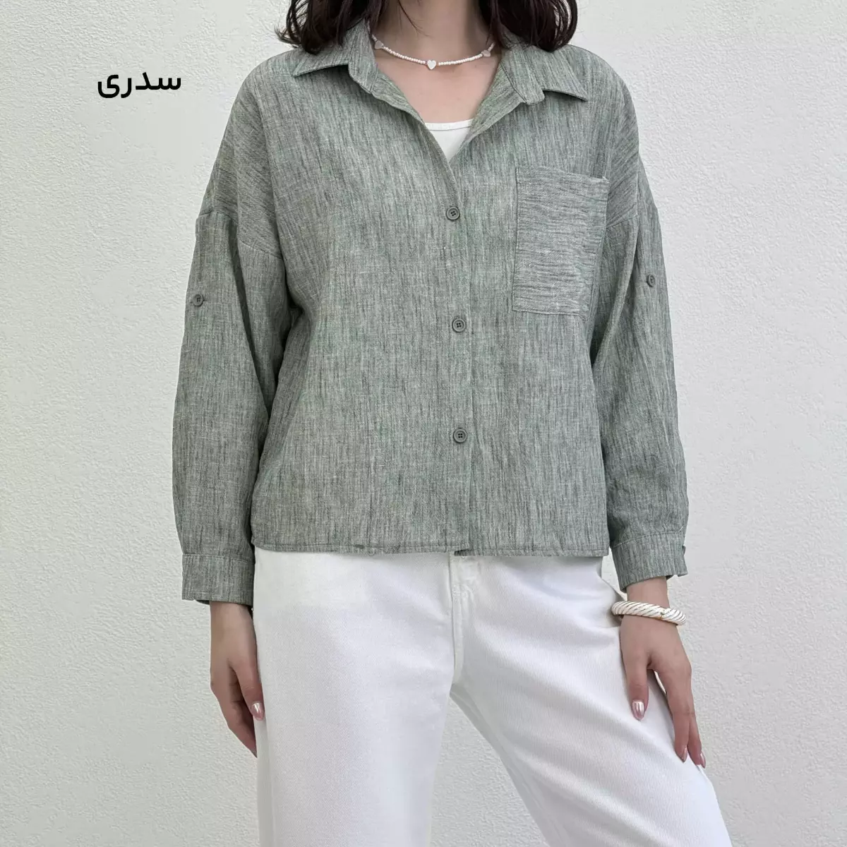 شومیز زنانه تک جیب