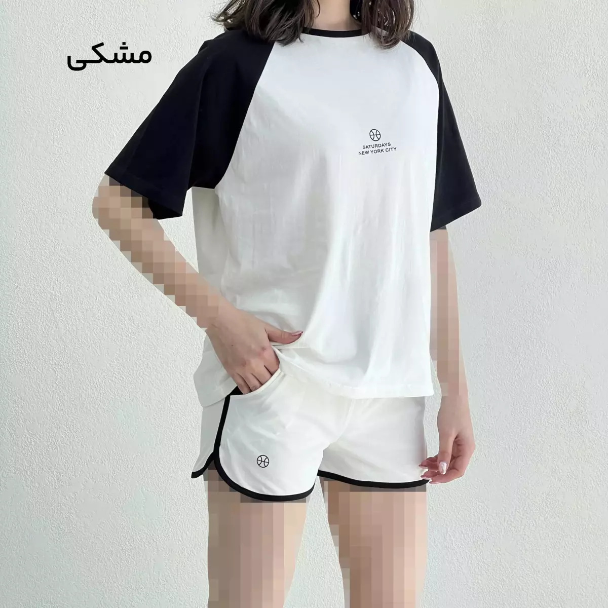 ست تیشرت و شورتک زنانه