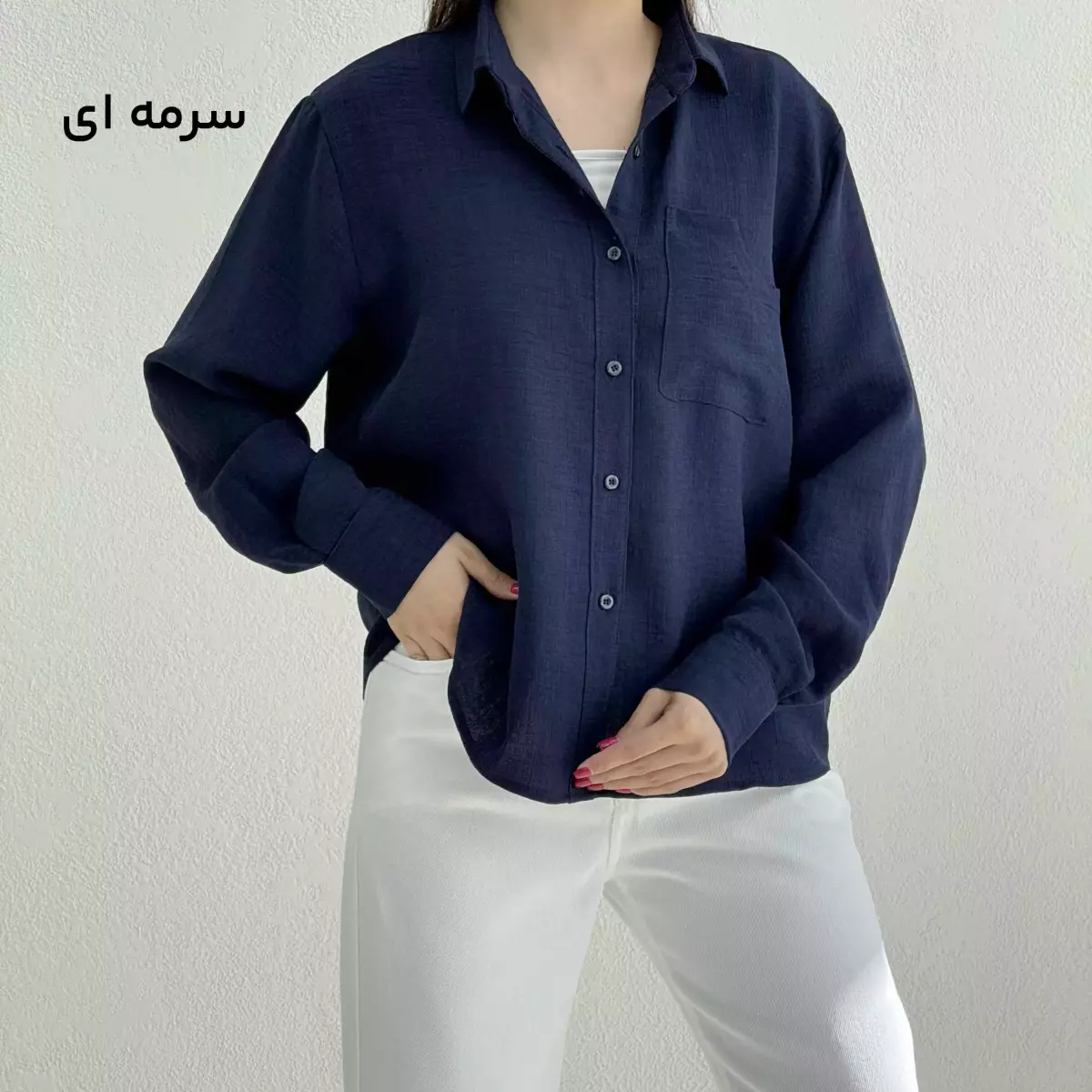 شومیز زنانه جیب هلال