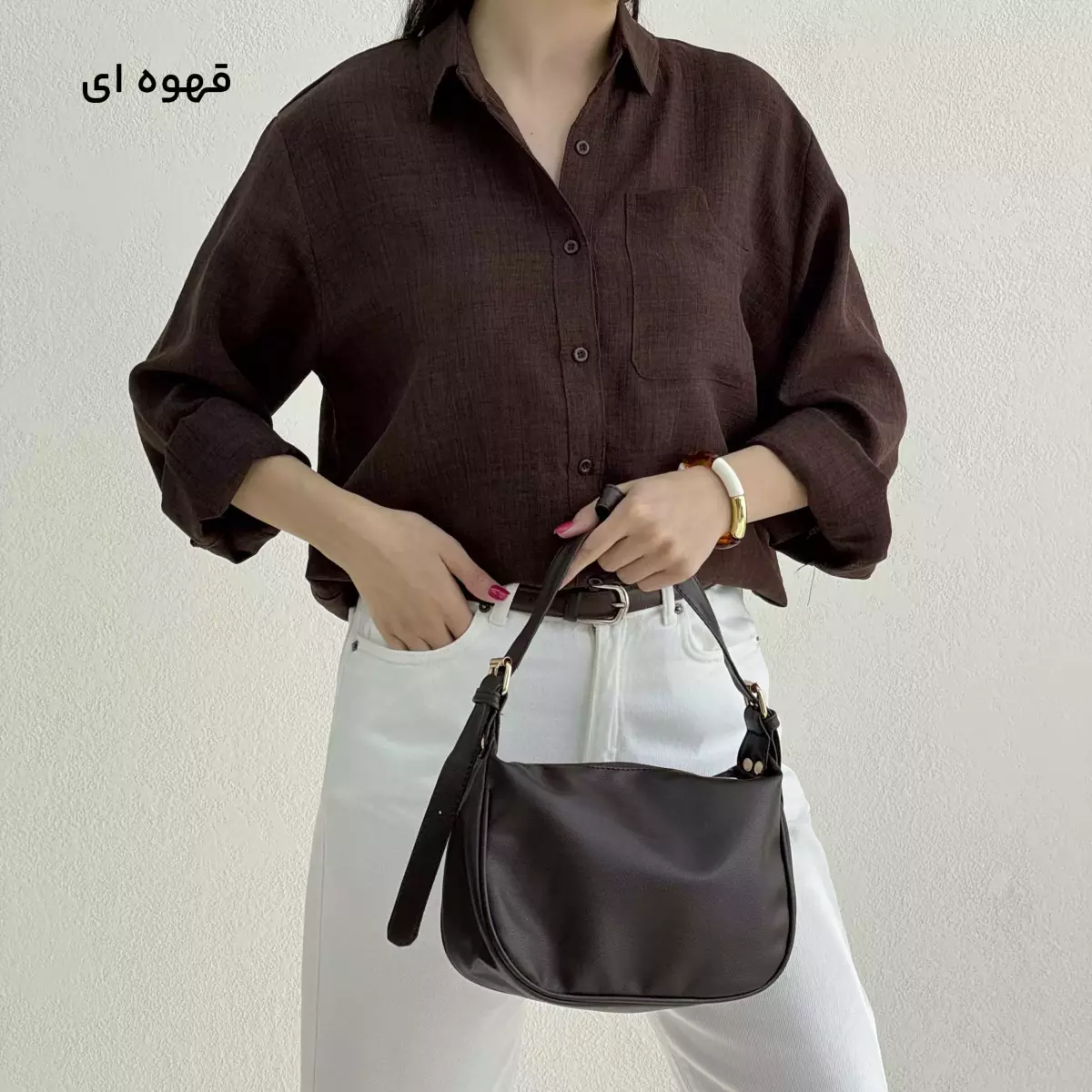 شومیز زنانه جیب هلال