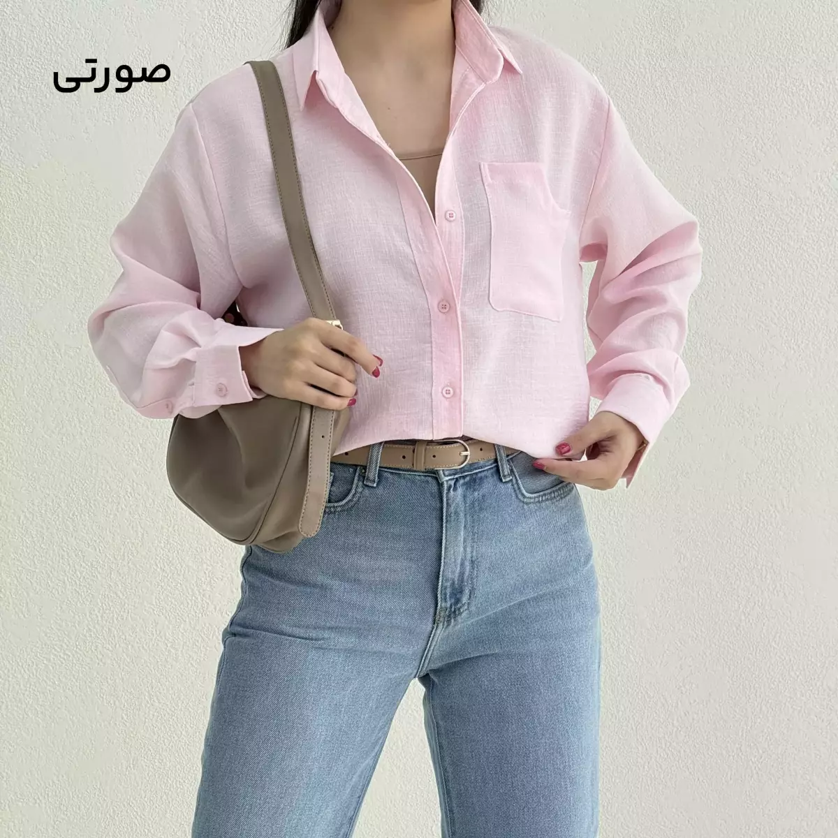 شومیز زنانه جیب هلال