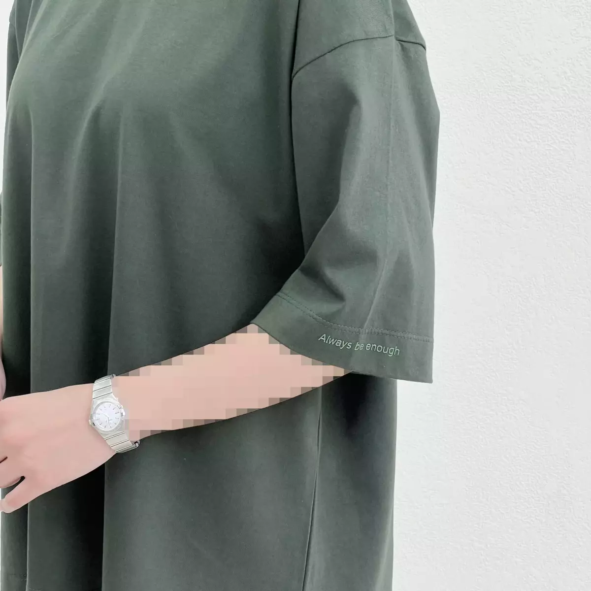 تیشرت زنانه قواره دار ساده
