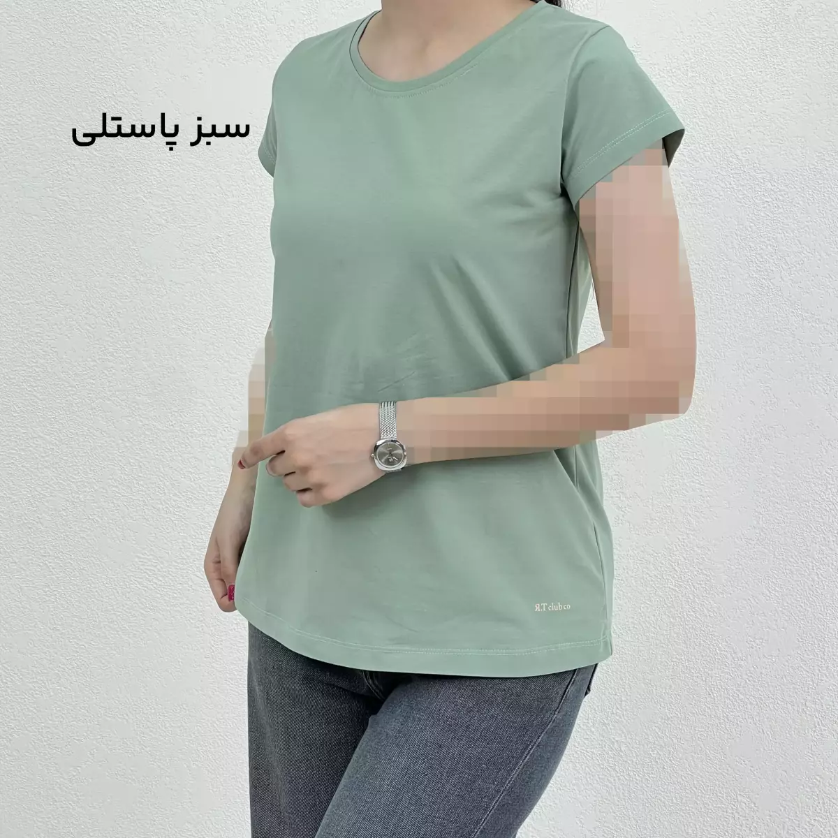 تیشرت زنانه ساده رنگی