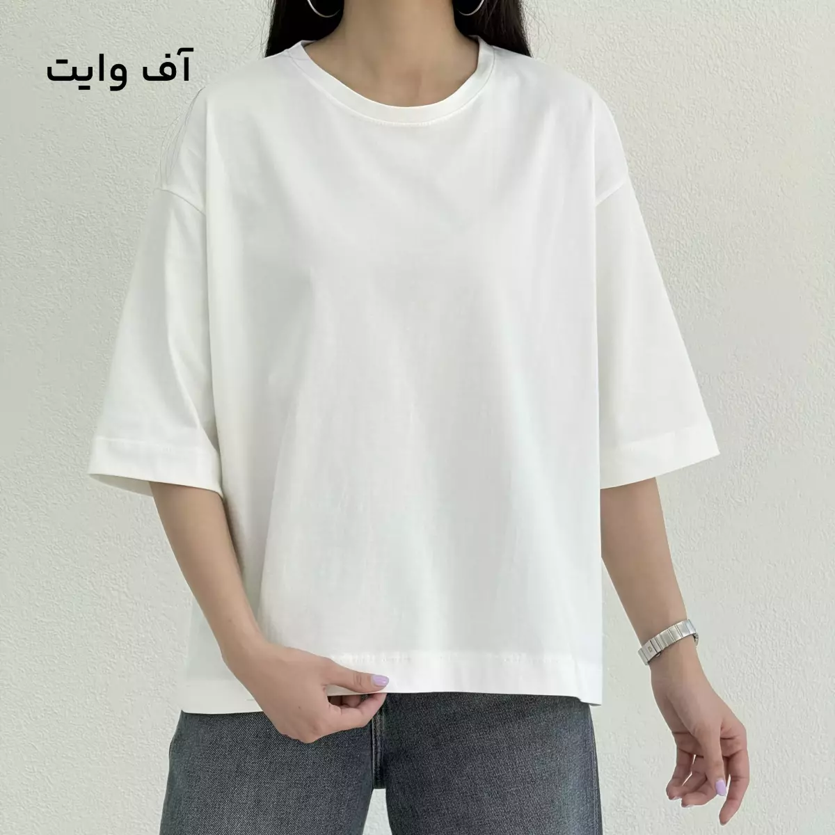 تیشرت باکسی زنانه coffee