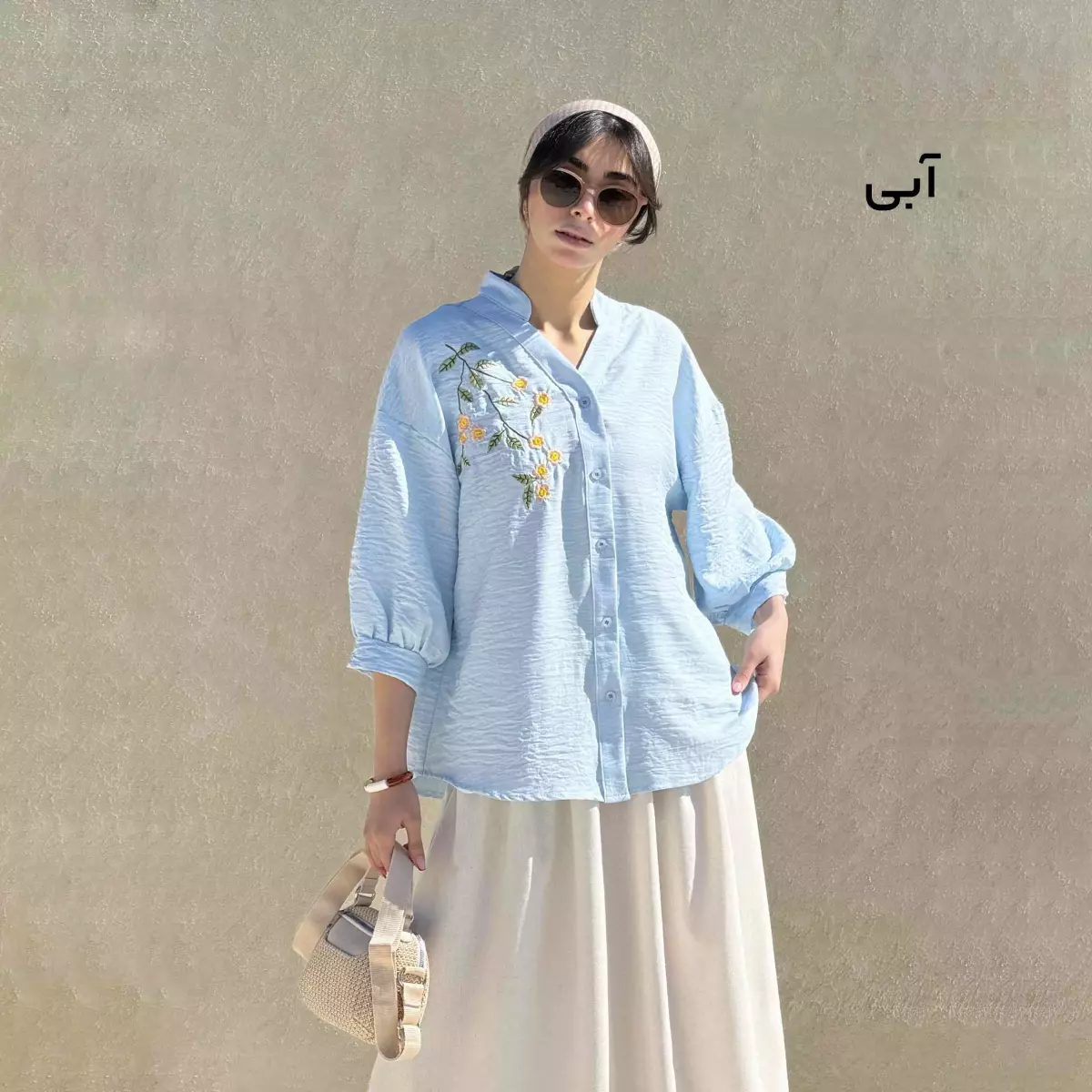 شومیز زنانه گلدوزی شکوفه
