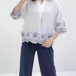 بلوز زارا گلدوزی