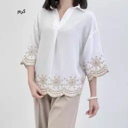 بلوز زارا گلدوزی