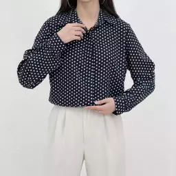شومیز زنانه طرح توپی