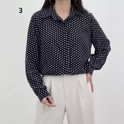 شومیز زنانه طرح توپی