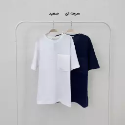 تیشرت مردانه بیسکویتی تک جیب