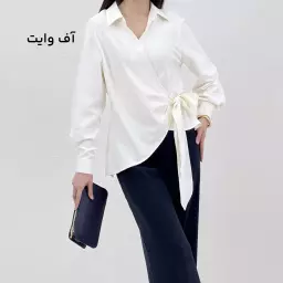شومیز زنانه سیلک گره ای